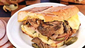 Slow-Cooker Cuban Pulled-Pork Panini Sandwiches