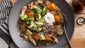 Slow-Cooker Green Chicken Chili (Chile Verde)