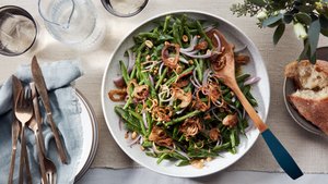 Smashed Green Bean Salad | Epicurious