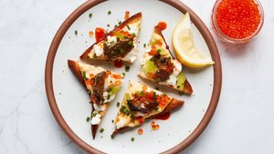Smoked Oysters on Toast