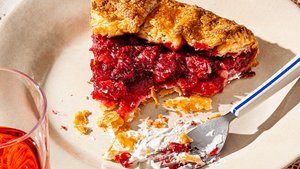 Sour Cherry and Campari Galette