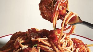 Spaghetti and Meatballs All'Amatriciana