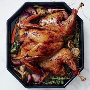 Spatchcocked Turkey with Anise and Orange