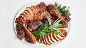 Spiced and Glazed Roast Turkey