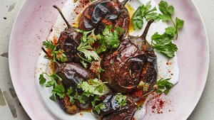 Spiced Baby Eggplants