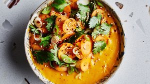 Spiced Coconut Carrot Soup
