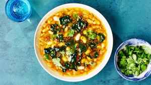 Spiced Creamy White Beans and Greens
