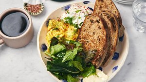 Spiced Eggs with Tzatziki