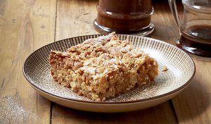 Spiced Oat and Pear Blondies