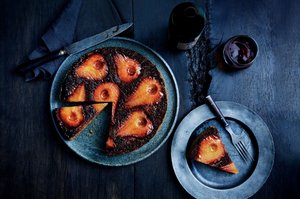 Spiced Pear Upside-Down Cake
