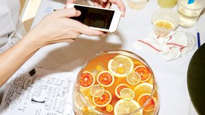 Spiced Rum Punch with Citrus and Luxardo