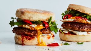 Spicy Sausage Egg Sandwich | Epicurious