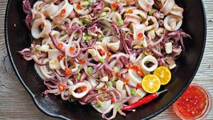 Spicy Sizzling Squid (Sisig na Pusit)