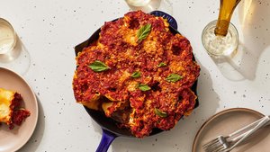 Spicy Skillet Lasagna With Ricotta and Spinach