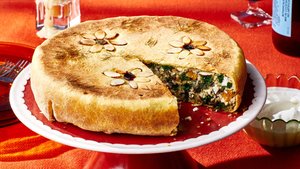 Spinach Pilaf Pie