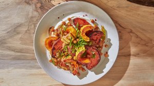 Squash Salad With Chickpeas