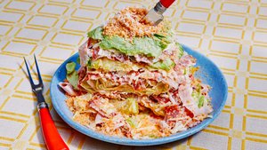 Stacked Muffuletta Salad