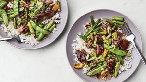 Steak and Spring Vegetable Stir-Fry
