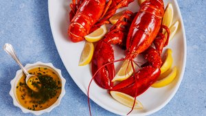 Steamed Lobster With Herb Butter