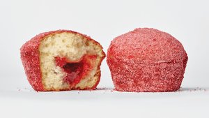 Strawberry Doughnut Muffins