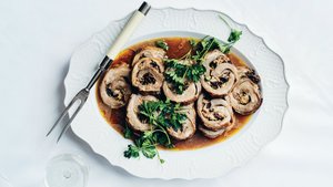 Stuffed Lamb Breast With Lemon, Ricotta, And Oregano