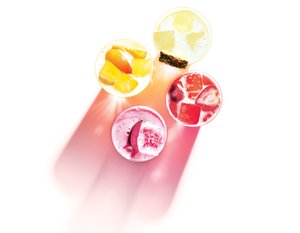 Summer Fruit Shrub Cocktail