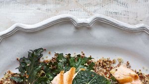 Superfood Coconut Curry Salmon Salad