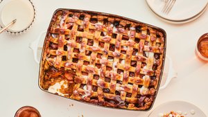 Sweet Potato Sonker With Milk Dip