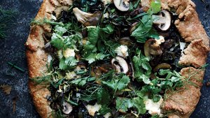 Swiss Chard and Mushroom Galette