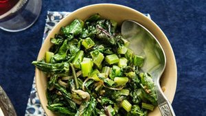 Swiss Chard with Horseradish