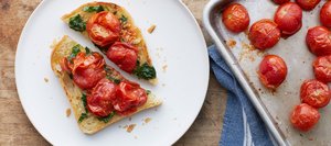 Texas Toast with Roasted Tomatoes and Parsley