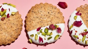 Thandai Shortbread Cookies