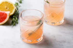 The Spring Forward (Rosemary-Grapefruit-Vodka Cocktail)