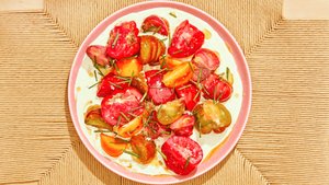 Tomato Salad With Jalapeño Ranch