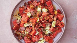 Tomato-Watermelon Salad