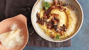 Truffle, Porcini, and Pecorino Cheese Polenta