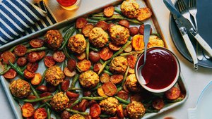 Turkey and Stuffing Meatballs