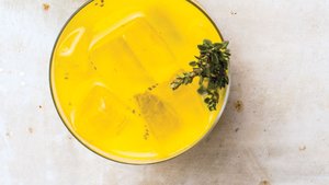 Turmeric-Ginger Tonic With Chia Seeds