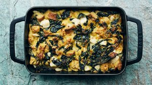 Turnip and Kale Gratin