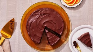 Vegan Chocolate Cake With Chocolate-Orange Frosting