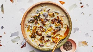 Vegan Cream of Mushroom Soup