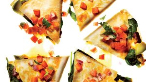 Vegetable Quesadillas with Fresh Salsa