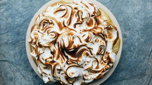 Warm Sesame-Banana Pudding