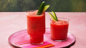 Watermelon Cucumber Slushy