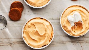 White Chocolate Pumpkin Mousse