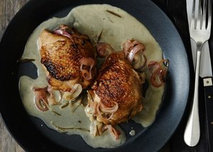 White Wine–Braised Chicken