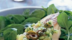 Whole Branzino Roasted in Salt