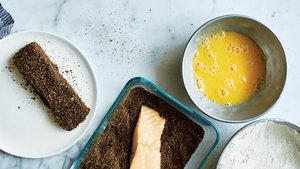 Wild Rice-Crusted Halibut