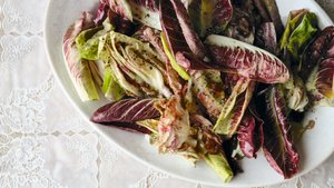 Winter Chicory Salad With Date and Anchovy Dressing